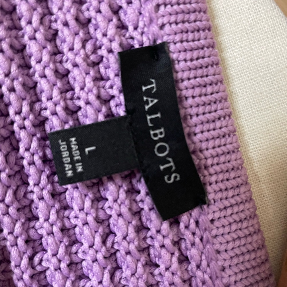 Talbots Texture Knit Button Cardigan Sweater - image 7